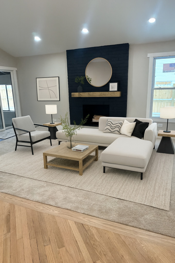 1623 East Street Lockport, IL 60441 - Photo 11 of 31 a living room with furniture and a fireplace