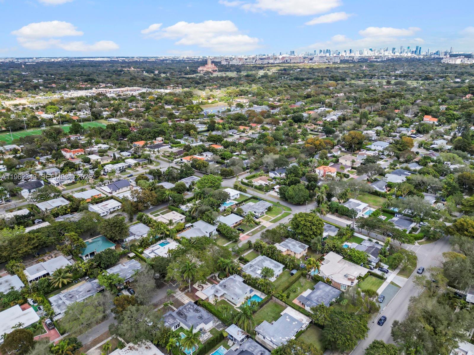 5940 Southwest 47th Street Miami, FL 33155 - Photo 8 of 53 an aerial view of residential houses with outdoor space and trees