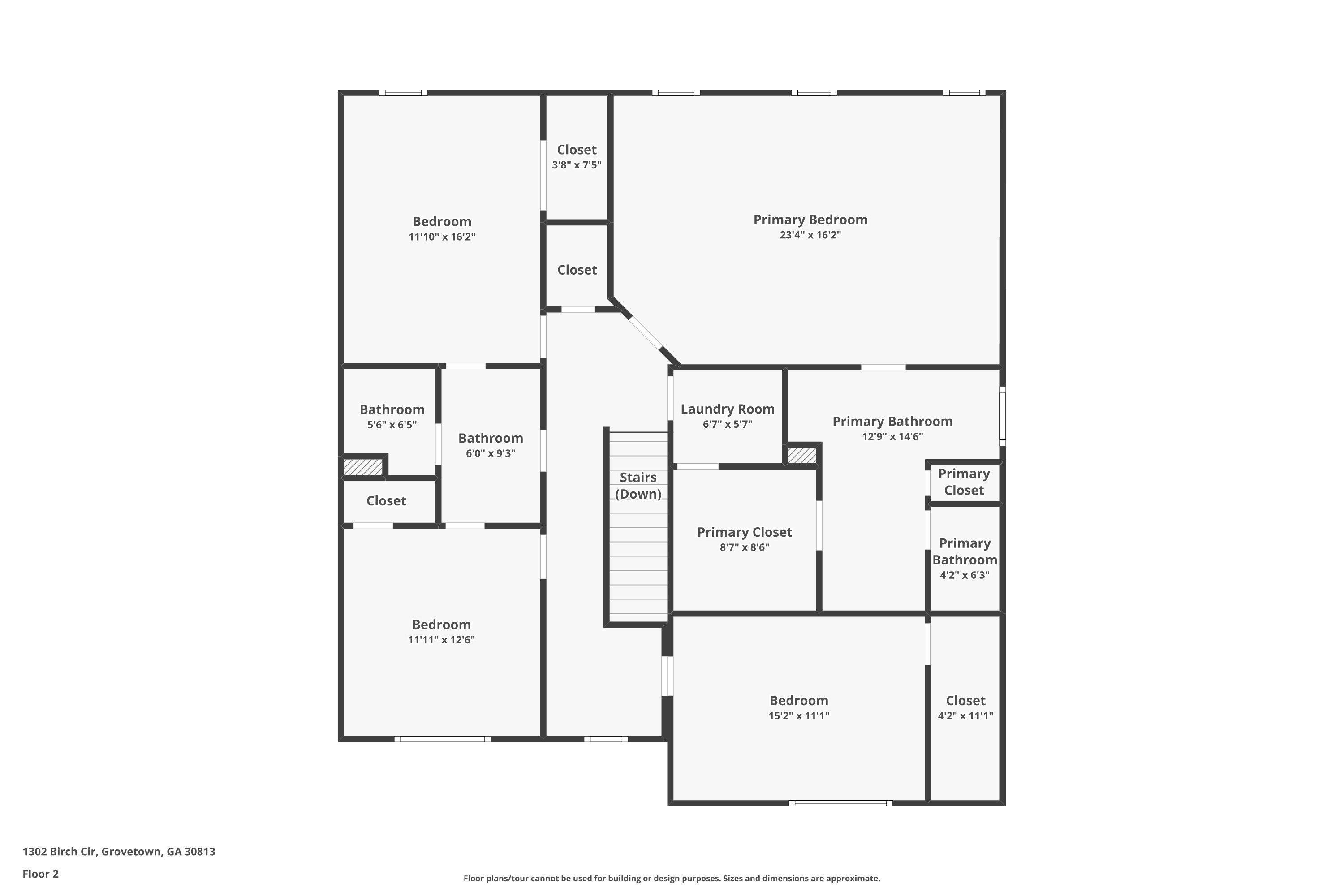 1302 Birch Circle Grovetown, GA 30813 - Photo 57 of 57 03-Floor-2