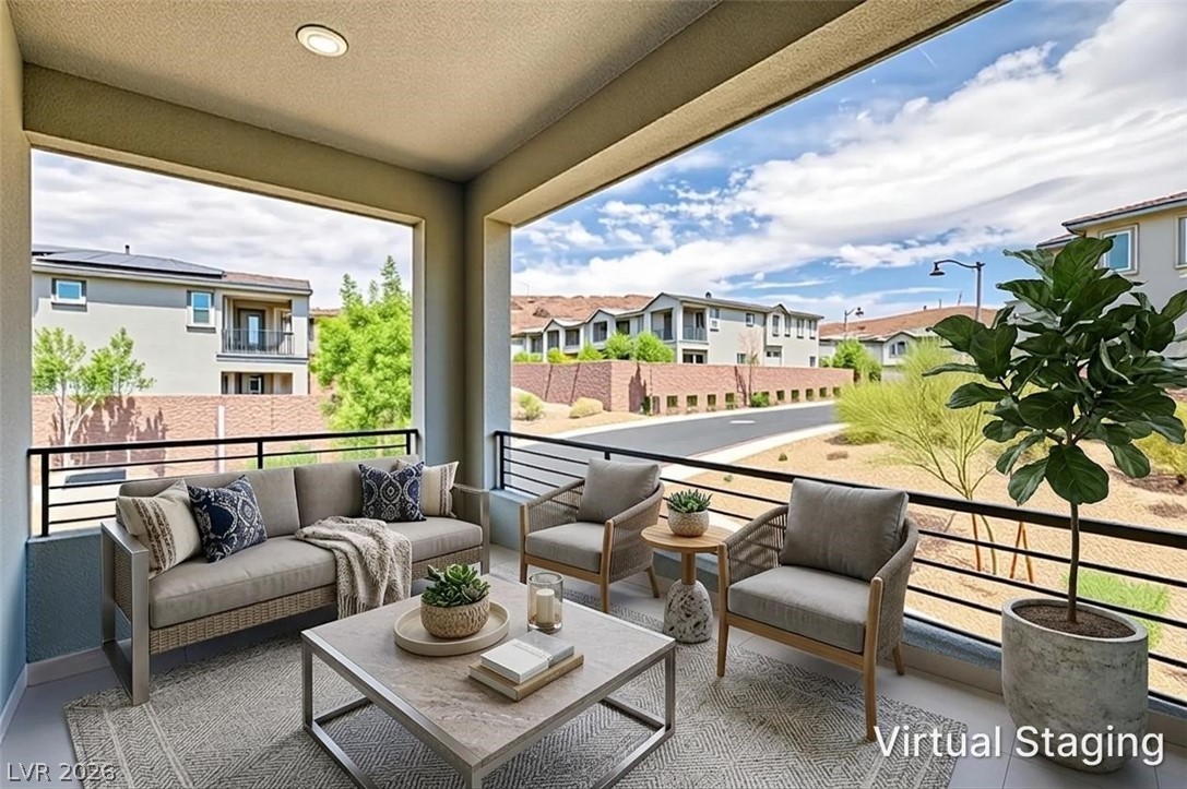 56 Strada Moscato Henderson, NV 89011 - Photo 11 of 22 Balcony - virtually staged