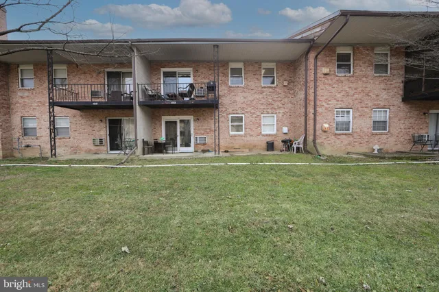 a large brick building with many windows