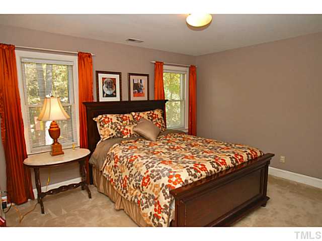 3217 Anderson Drive Raleigh, NC 27609 - Photo 17 of 25 a bed sitting in a bedroom next to a window