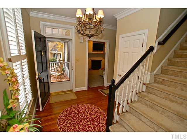 3217 Anderson Drive Raleigh, NC 27609 - Photo 4 of 25 a view of entryway with wooden floor