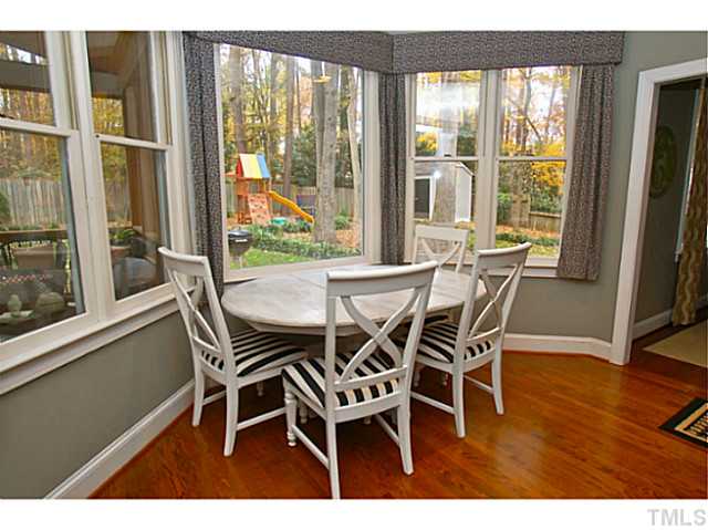 3217 Anderson Drive Raleigh, NC 27609 - Photo 7 of 25 a view of a dining room with furniture and a window