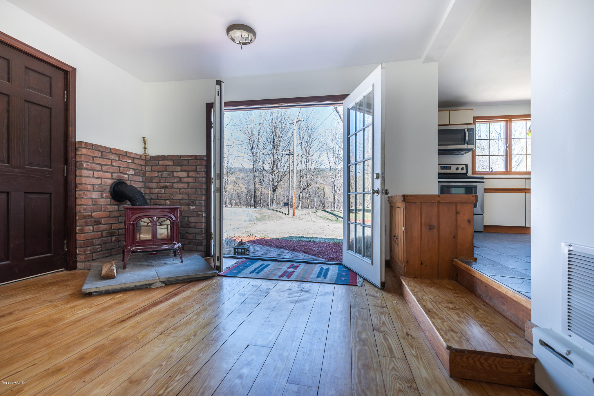 64 Kellogg Road Sheffield, MA 01257 - Photo 17 of 32 French Doors to Stone Path