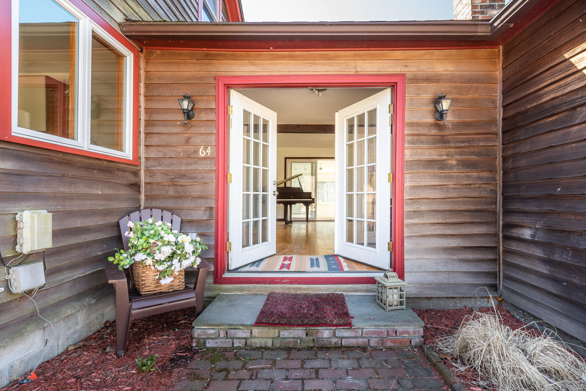 64 Kellogg Road Sheffield, MA 01257 - Photo 4 of 32 French Door Entrance