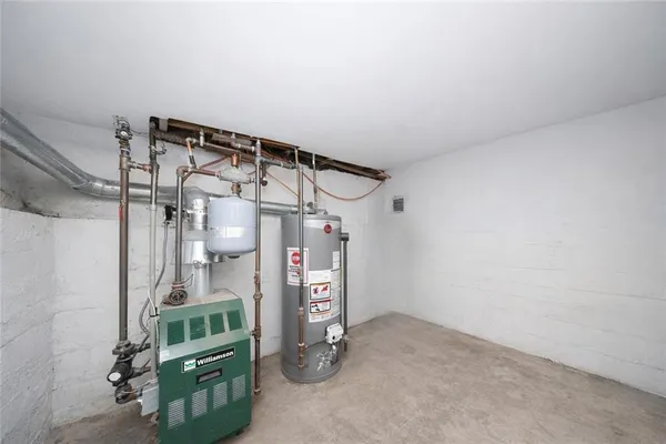 a view of storage and utility room