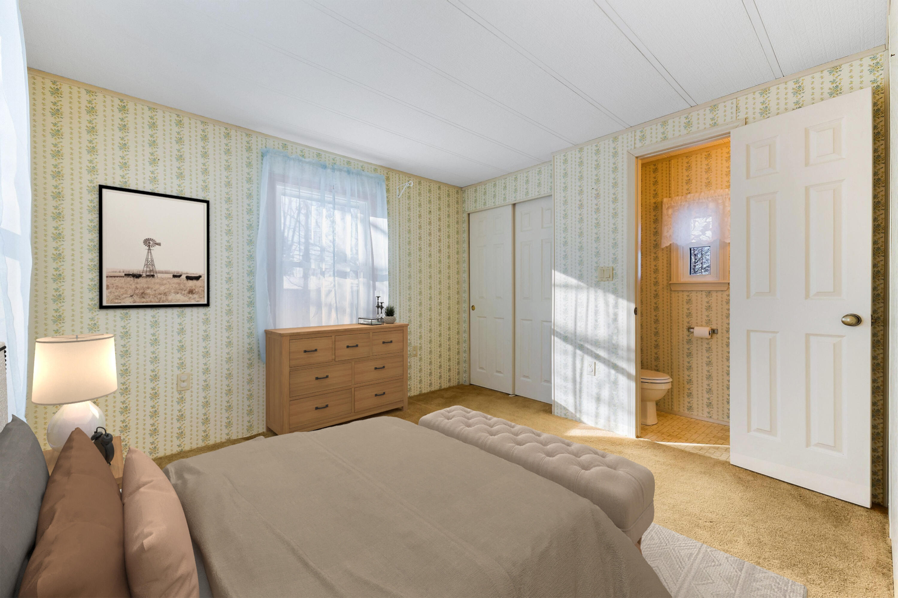 272 Hebron Road Buckfield, ME 04220 - Photo 16 of 32 restyled bedroom 2