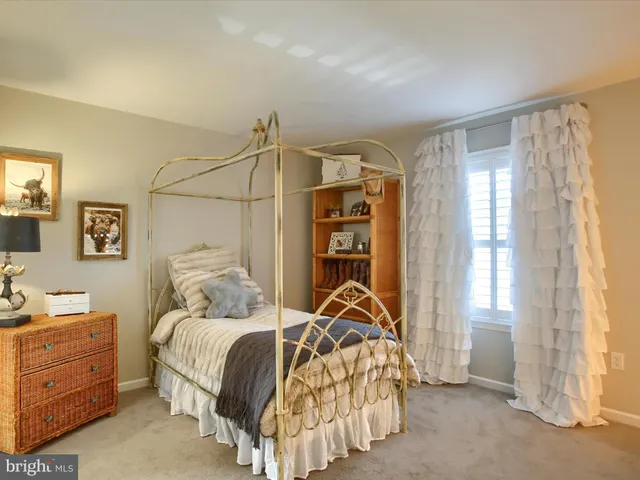 a view of a yard with furniture