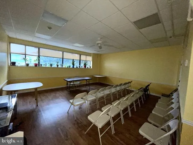 a view of an empty room with a balcony