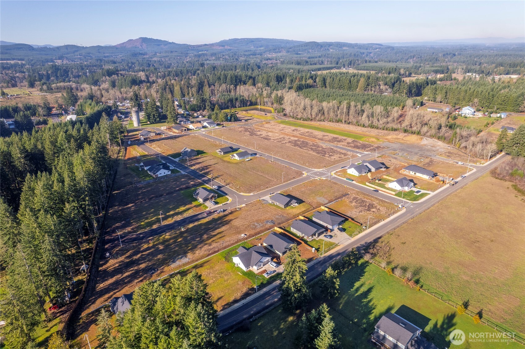 639 Vertex Avenue Winlock, WA 98596 - Photo 21 of 22 an aerial view of residential houses with outdoor space