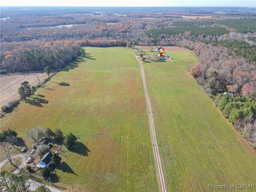 1282 Water View Road Water View, VA 23180 - Photo 41 of 49 Bird's eye view featuring a rural view