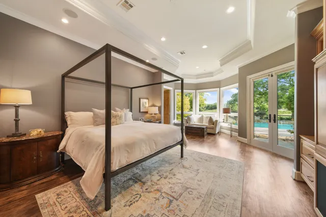 a very nice looking room with a large window