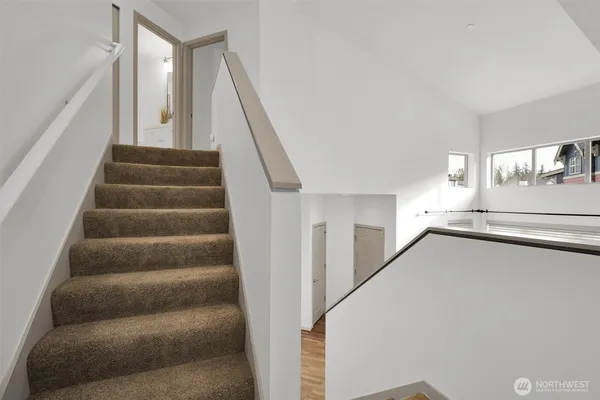a view of entryway and hall