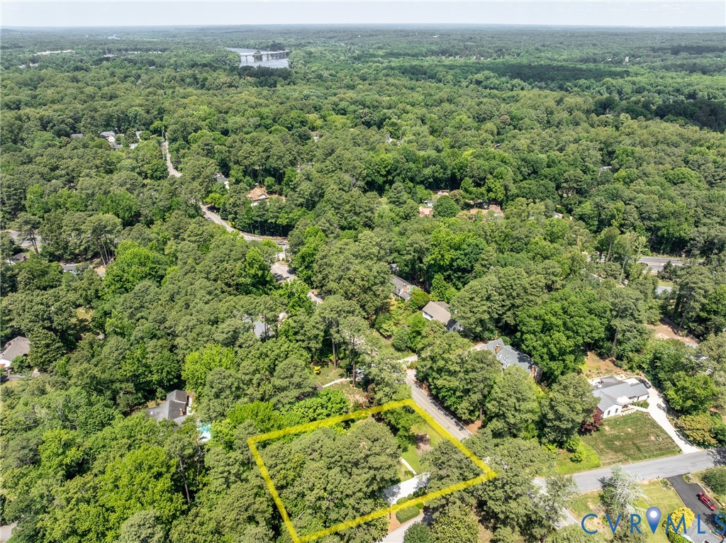 8413 Cherokee Road Richmond, VA 23235 - Photo 29 of 29 Aerial perspective showcasing a residential proper