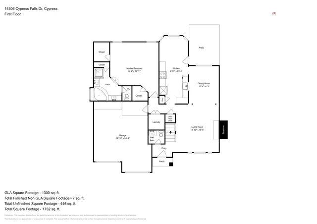 $2,600 | 14306 Cypress Falls Drive, Cypress, TX 77429