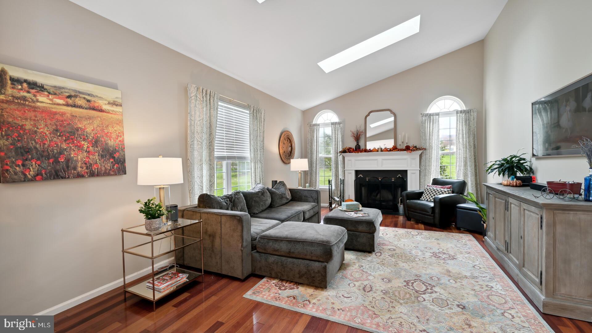 18 Terrell Road Lambertville, NJ 08530 - Photo 23 of 51 Family room with freplace and hardwood floor
