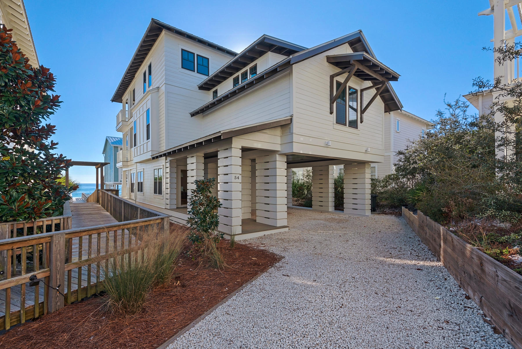 54 Chelsea Loop Road Santa Rosa Beach, FL 32459 - Photo 5 of 45 front view of a house with a yard