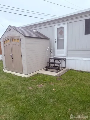 a view of table and chair in patio