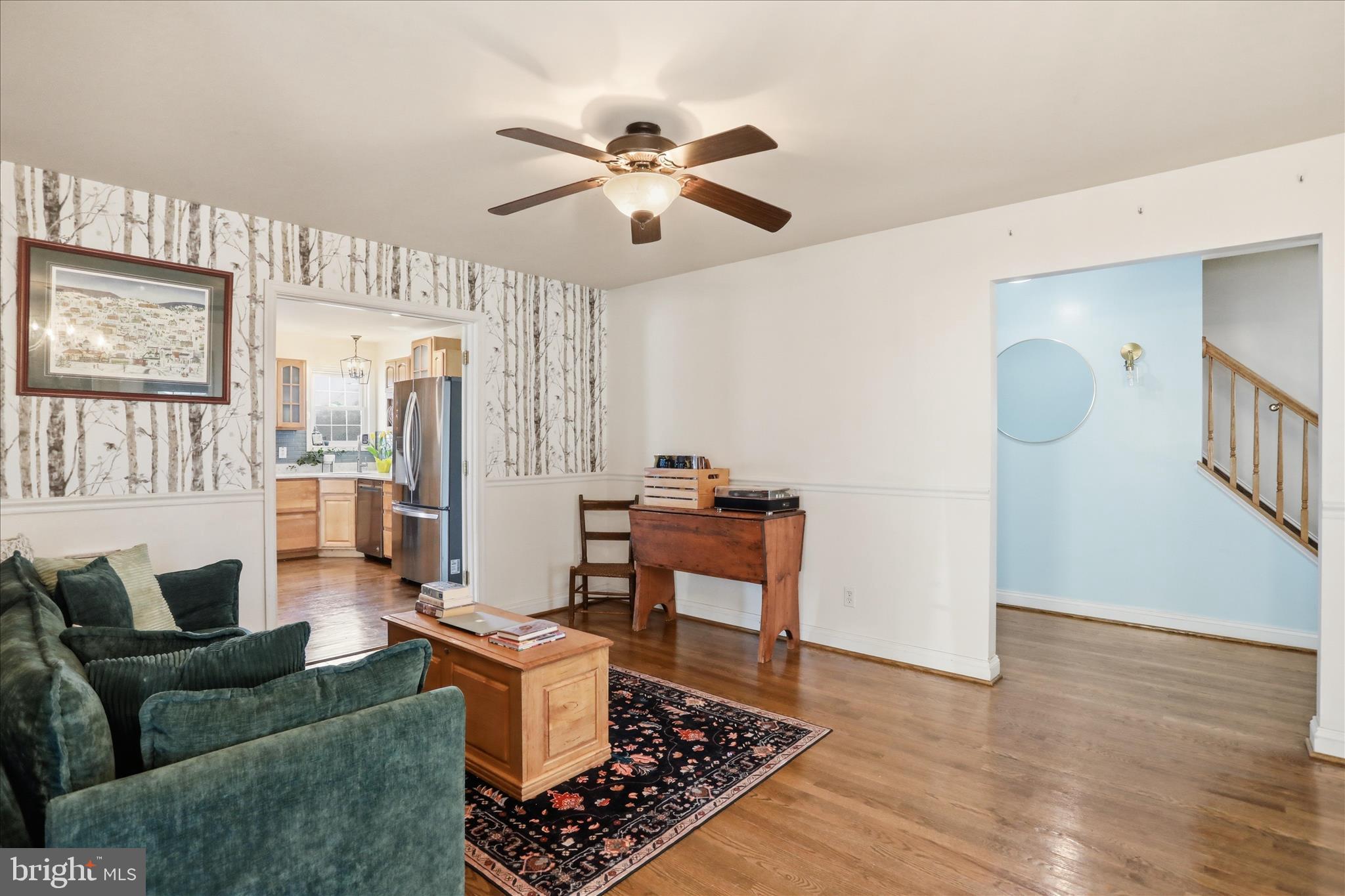 1130 Happy Ridge Drive Front Royal, VA 22630 - Photo 22 of 42 a living room with furniture and a wooden floor