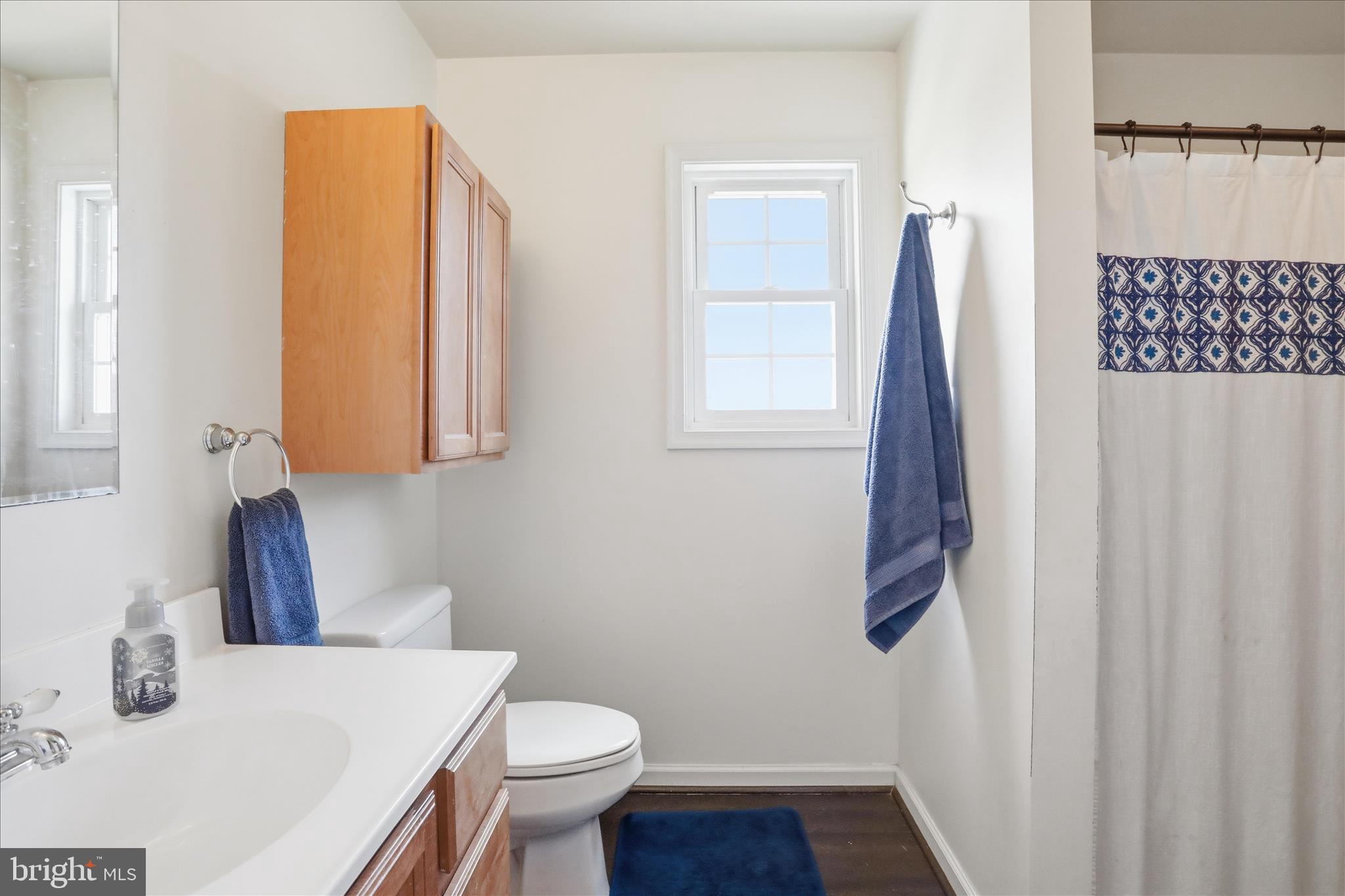1130 Happy Ridge Drive Front Royal, VA 22630 - Photo 24 of 42 a bathroom with a sink toilet and window