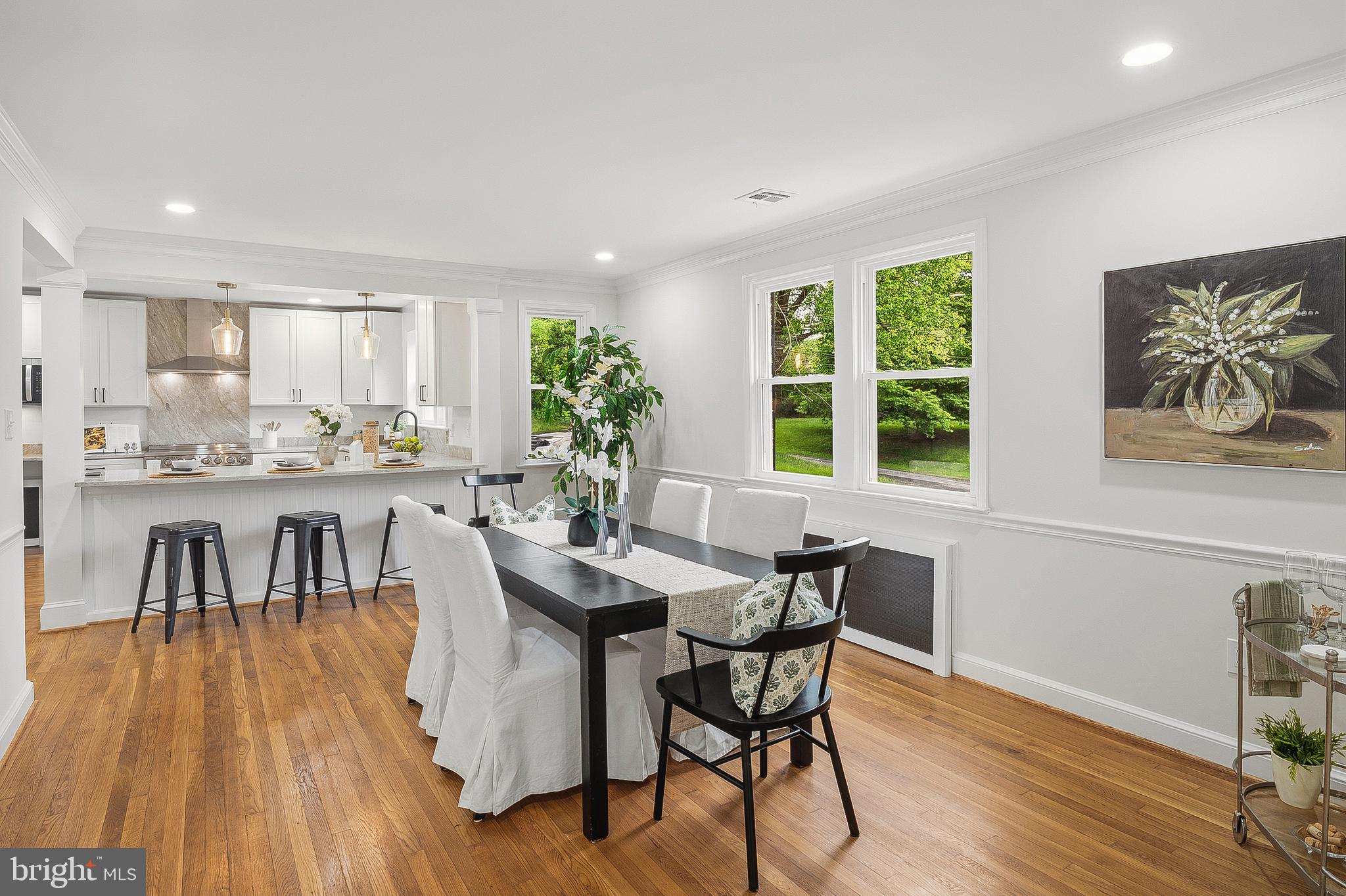 206 Shaw Avenue Silver Spring, MD 20904 - Photo 7 of 59 Dining Room to Kitchen
