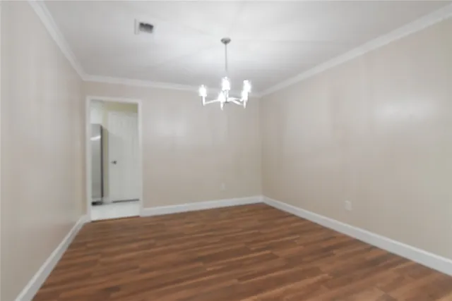 wooden floor in an empty room
