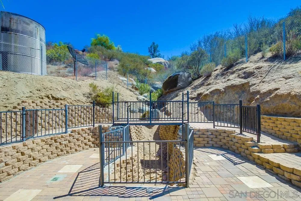 861 Peutz Valley Road Alpine, CA 91901 - Photo 28 of 42 a view of balcony with wooden floor and outdoor seating