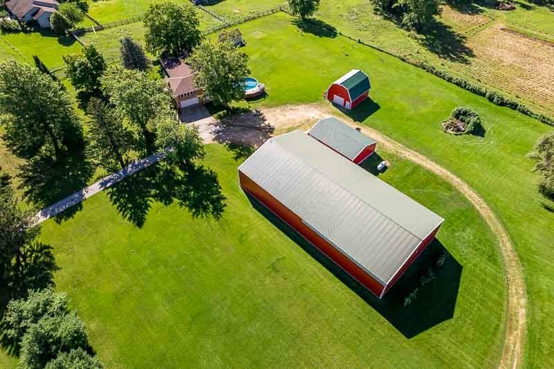 8410 Forest Preserve Road Durand, IL 61024 - Photo 32 of 37 a view of a yard with an outdoor space