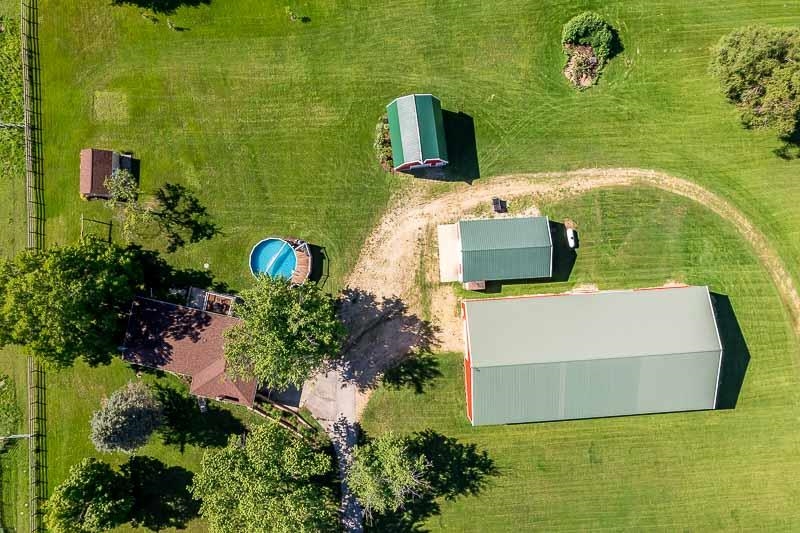 8410 Forest Preserve Road Durand, IL 61024 - Photo 34 of 37 an aerial view of a house with a yard