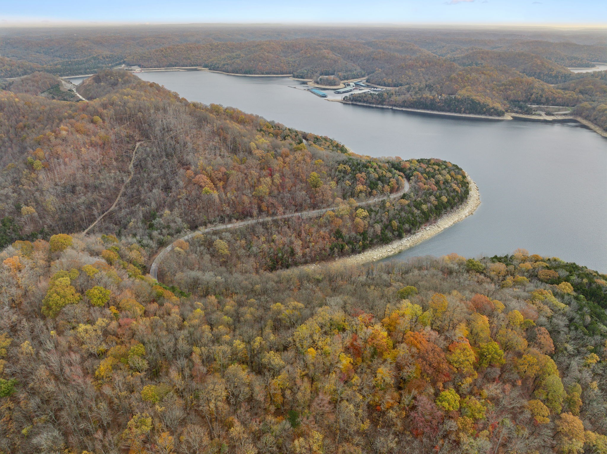 0 Long Branch Road Lancaster, TN 38569 - Photo 26 of 47 a view of a lake with a mountain in the background