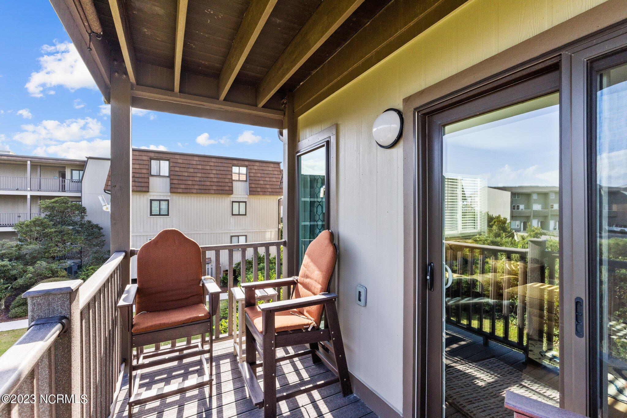 2008 East Fort Macon Road, Unit C7 Atlantic Beach, NC 28512 - Photo 20 of 29 Covered Balcony