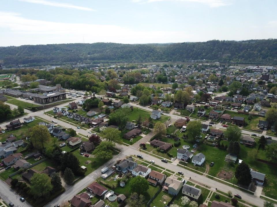 203 Carson Street Springdale, PA 15144 - Photo 37 of 43 an aerial view of residential houses and city view