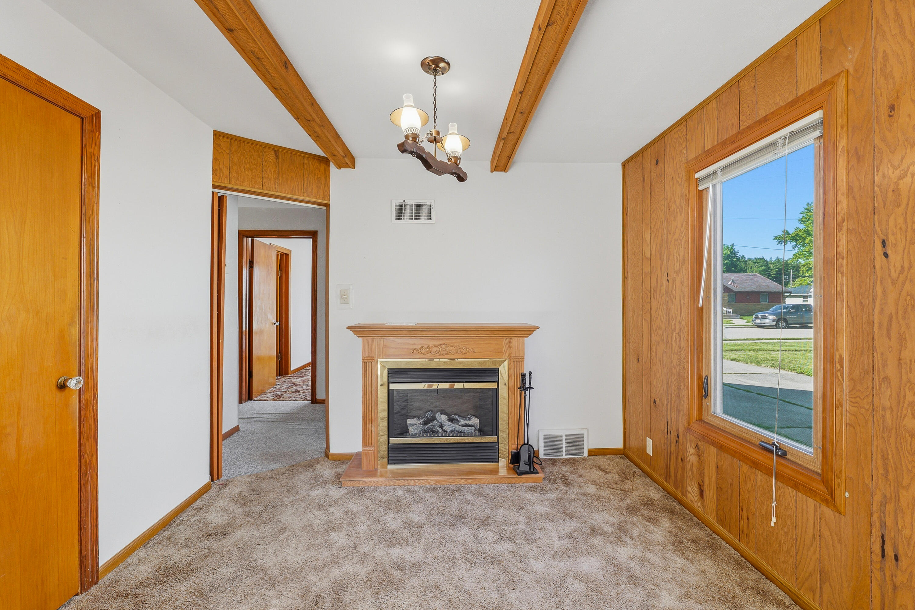 643 Grand Avenue Random Lake, WI 53075 - Photo 7 of 36 Electric Fireplace in Family Room