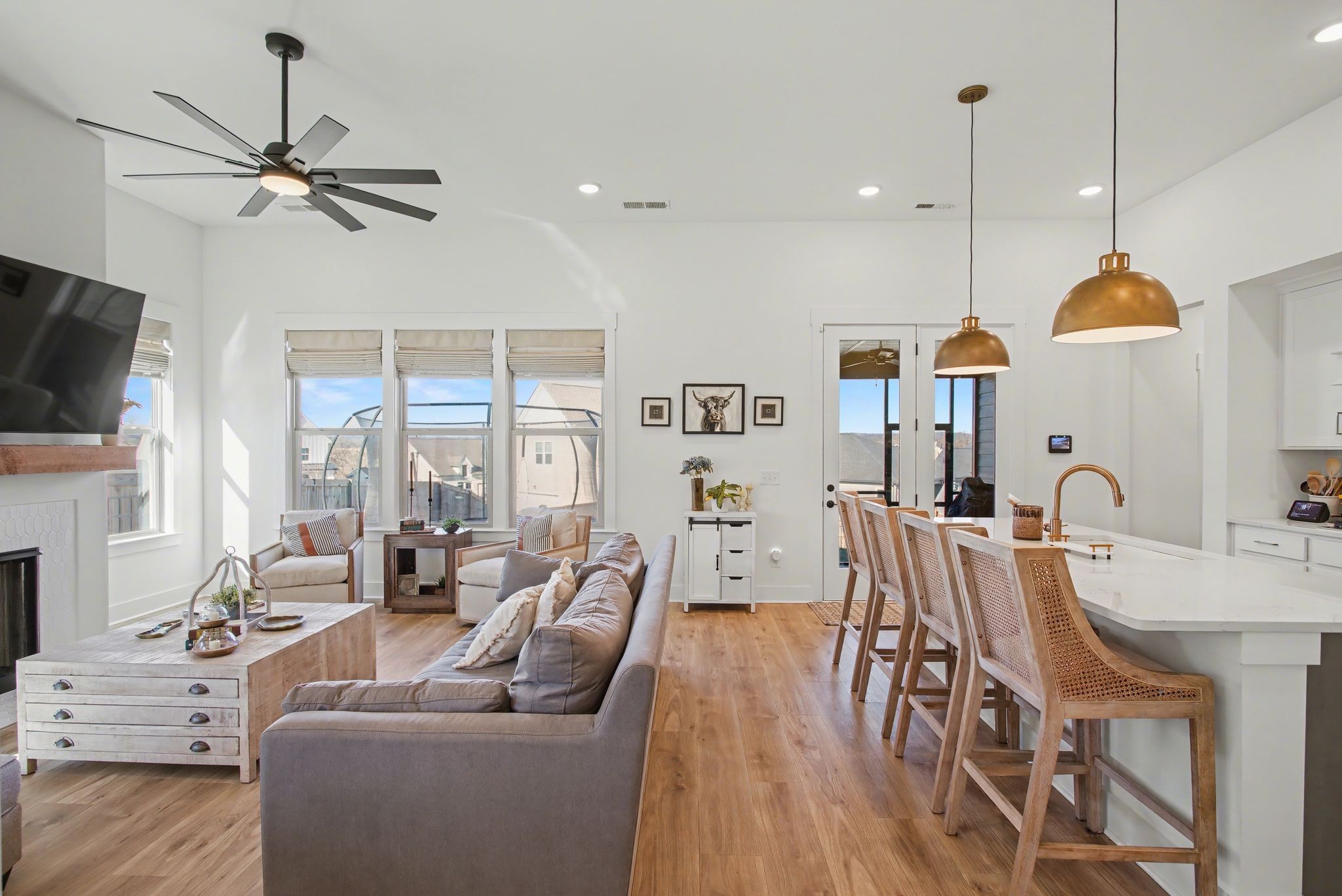 194 Phillips Bend Spring Hill Spring Hill, TN 37174 - Photo 14 of 53 a view of a dining room with furniture window and wooden floor