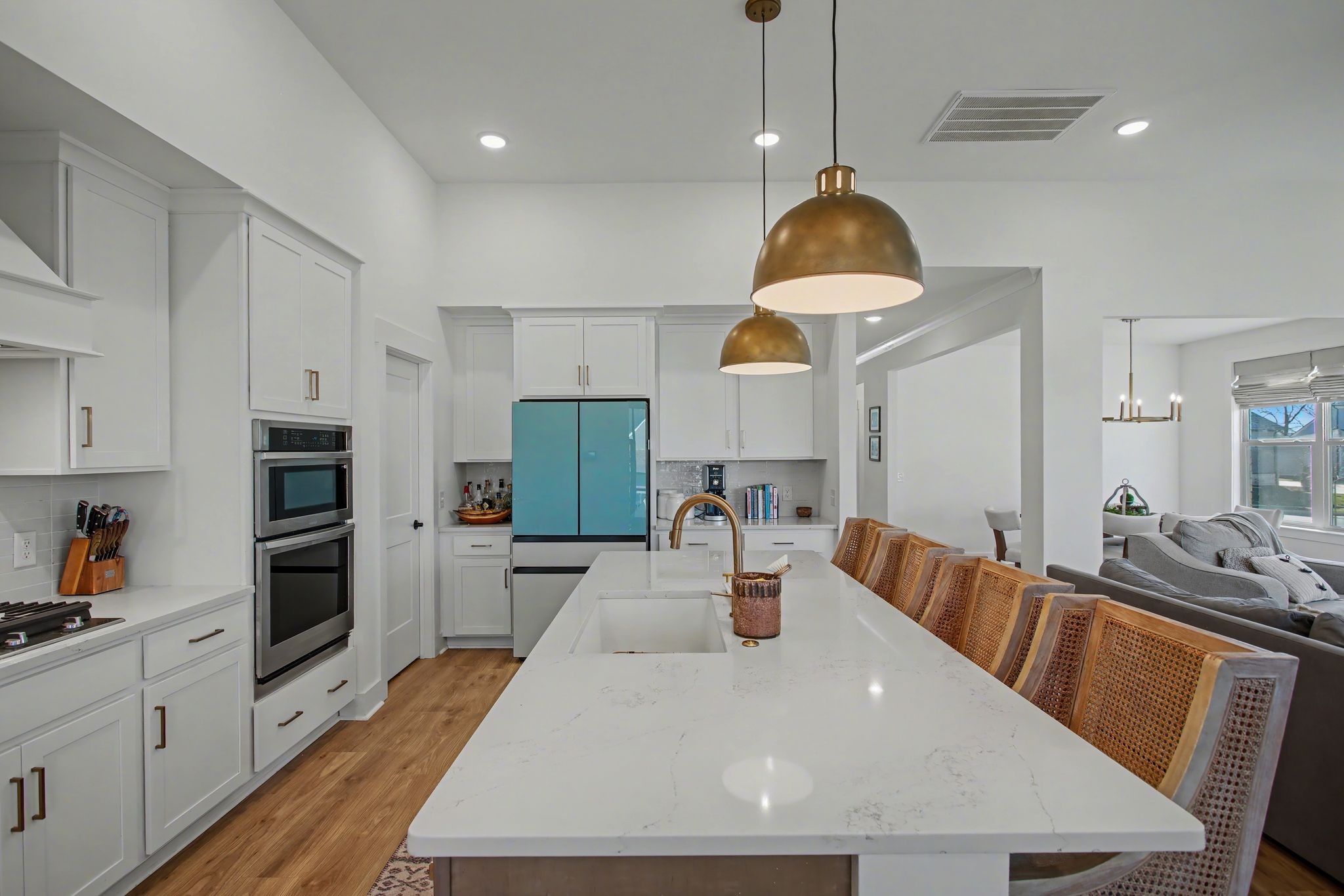 194 Phillips Bend Spring Hill Spring Hill, TN 37174 - Photo 19 of 53 a large kitchen with a table chairs and a refrigerator