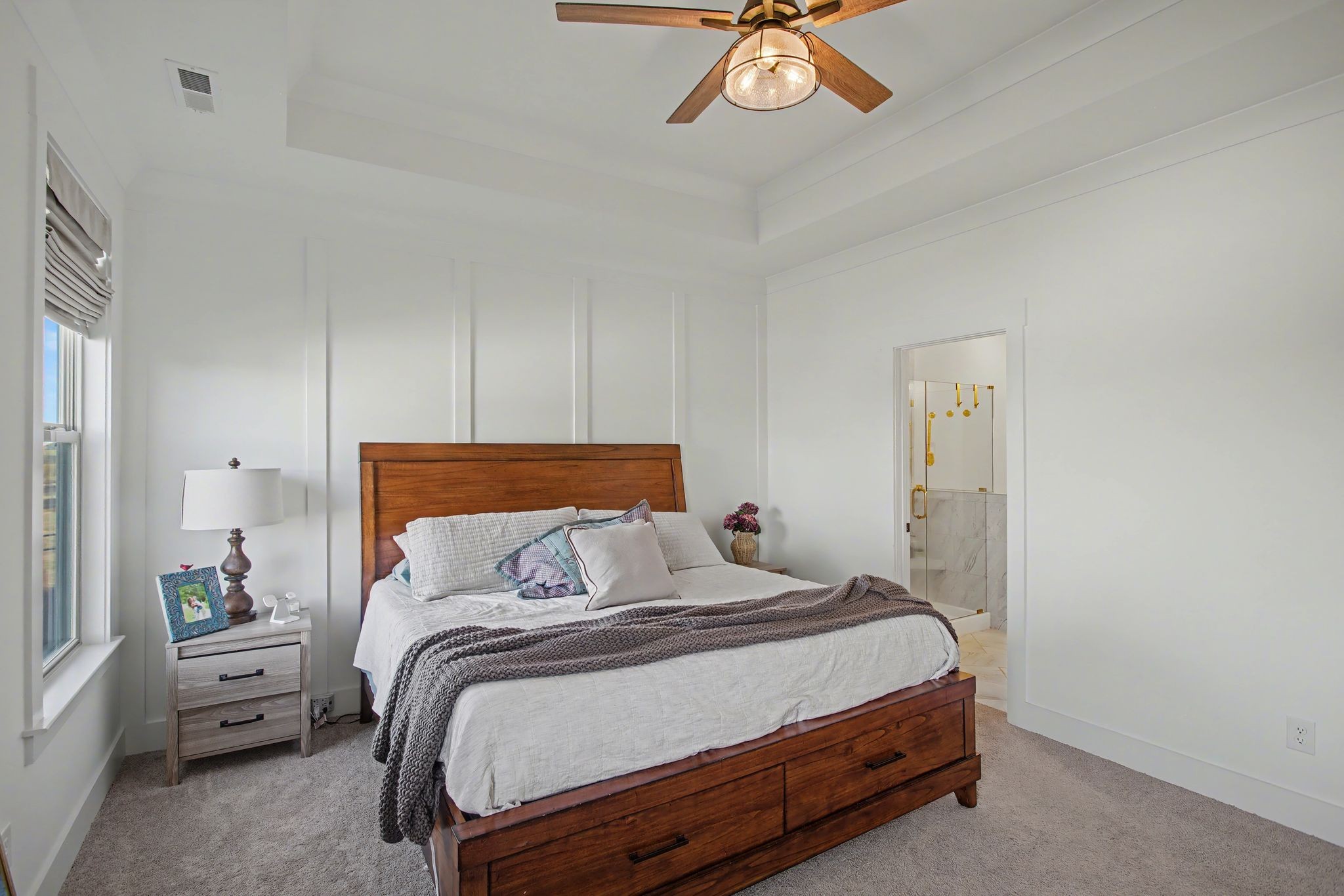 194 Phillips Bend Spring Hill Spring Hill, TN 37174 - Photo 24 of 53 a bedroom with a bed and a chandelier