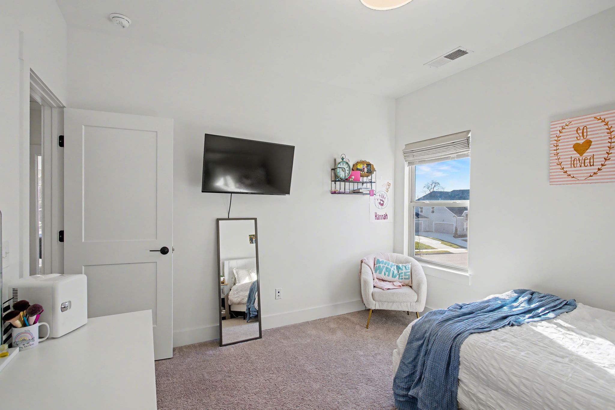 194 Phillips Bend Spring Hill Spring Hill, TN 37174 - Photo 37 of 53 a bedroom with a bed and a flat screen tv