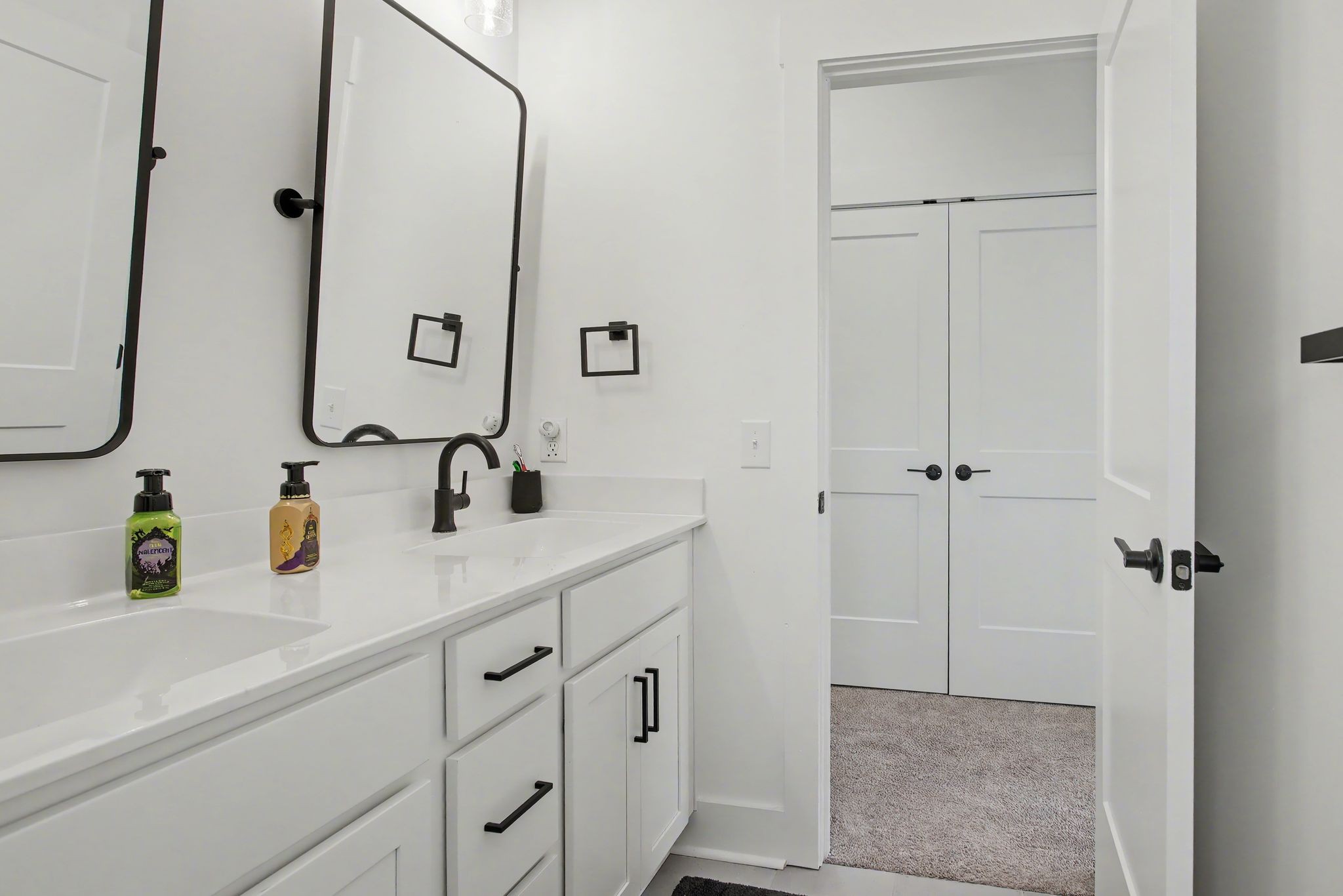 194 Phillips Bend Spring Hill Spring Hill, TN 37174 - Photo 45 of 53 a bathroom with a sink and a mirror