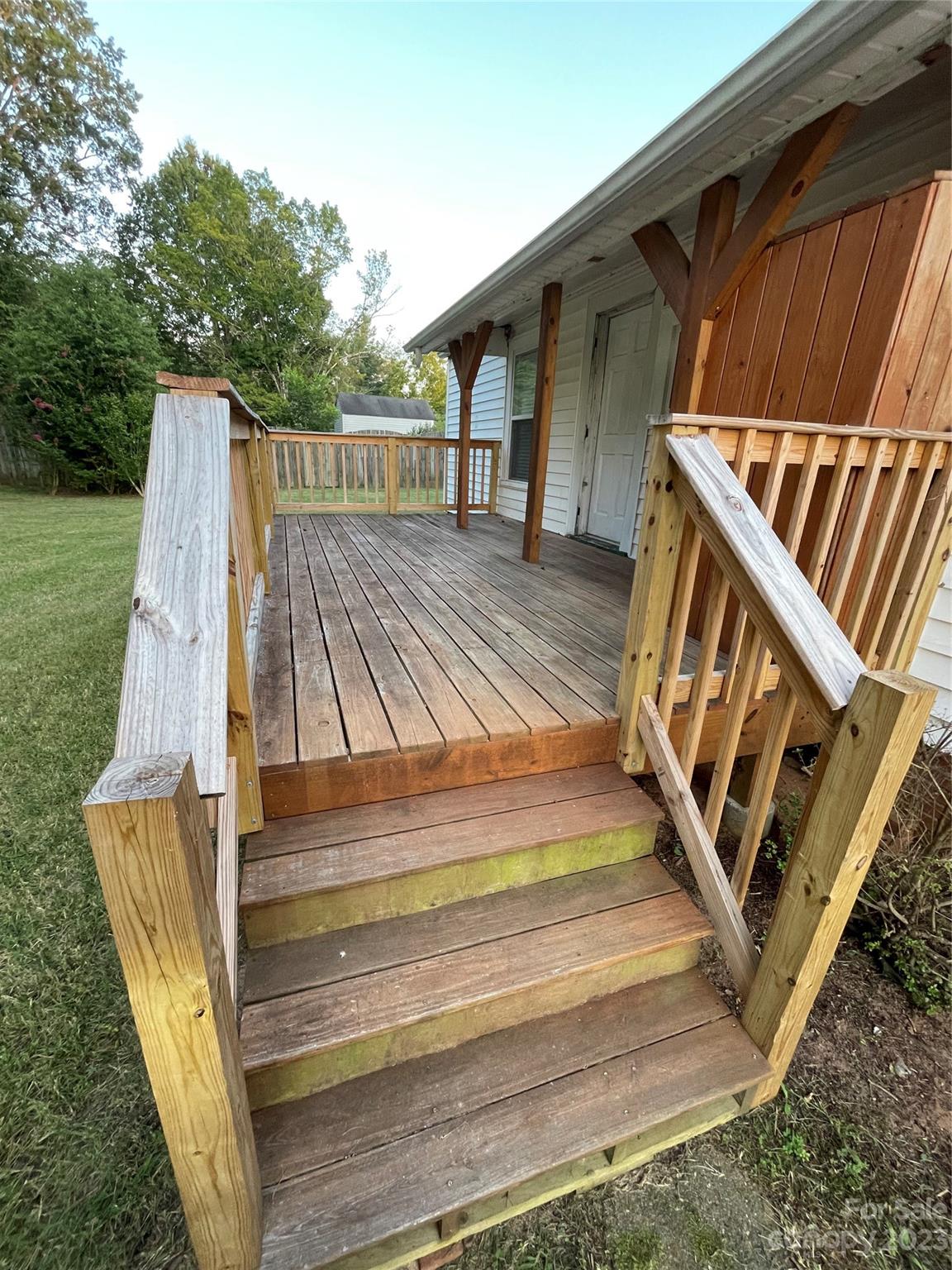 3270 West Innes Street Salisbury, NC 28144 - Photo 10 of 33 a view of backyard with deck