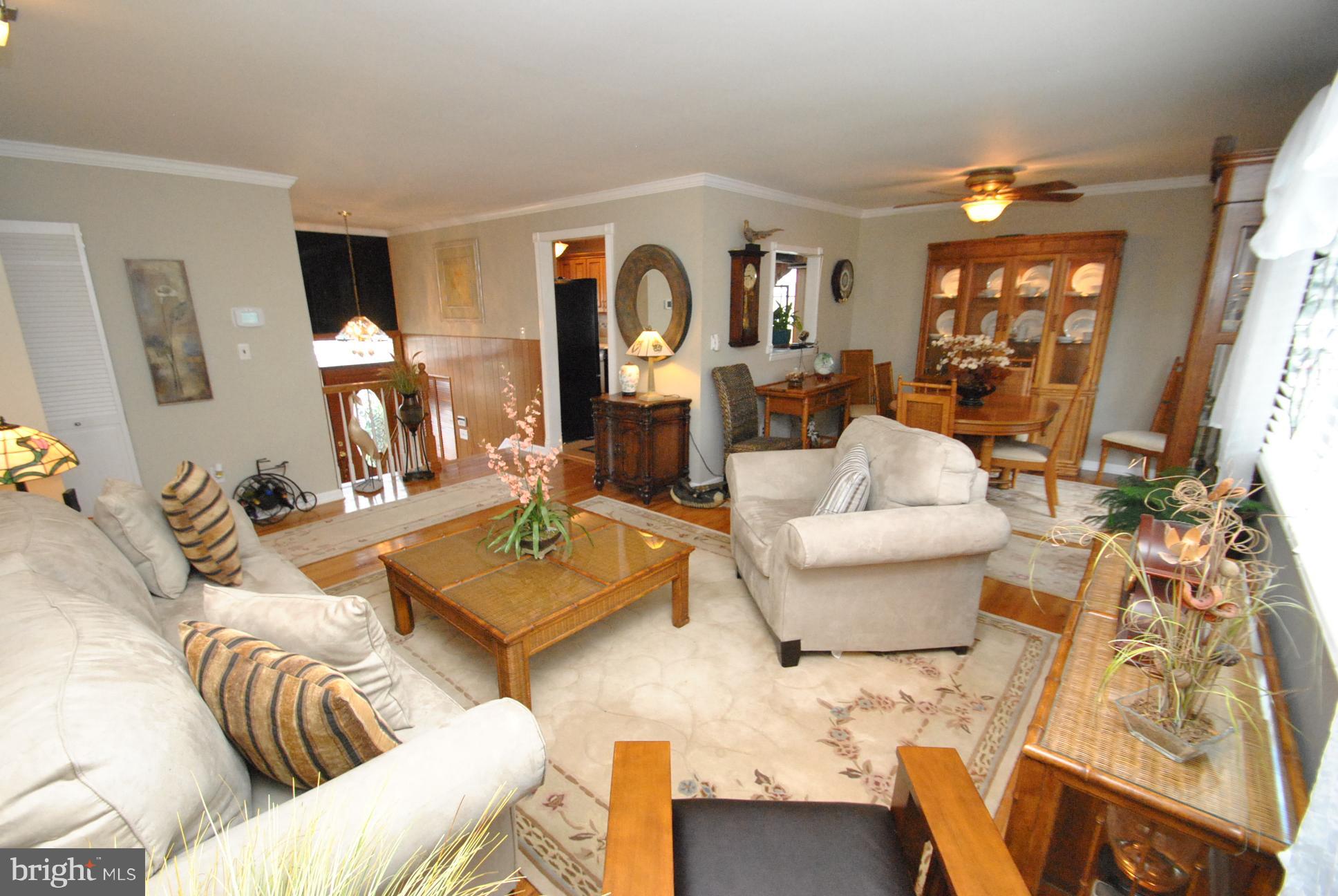 9205 Sandra Park Road Perry Hall, MD 21128 - Photo 30 of 30 OPEN FLOOR PLAN OF LIVING AND DINING ROOM AREAS