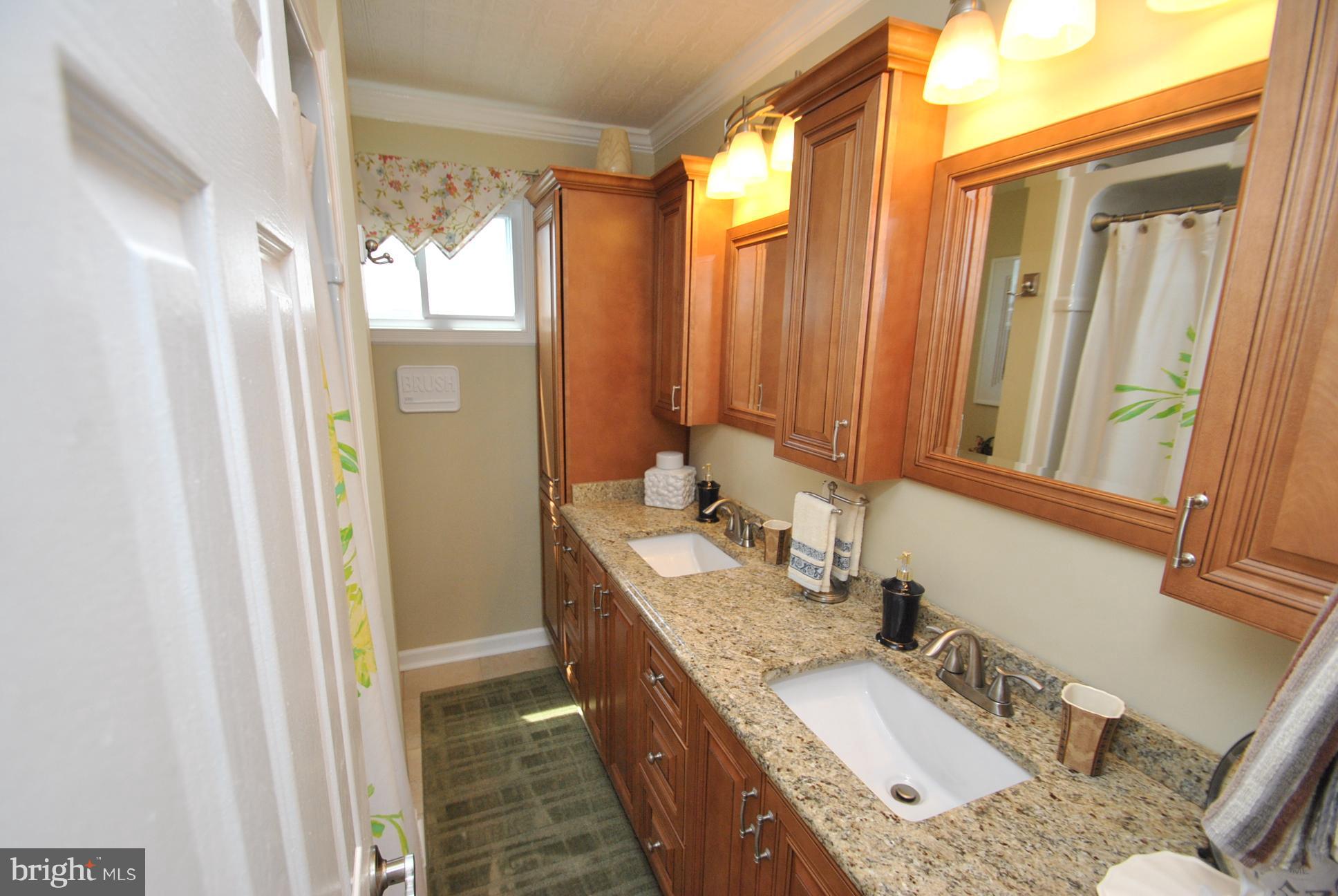 9205 Sandra Park Road Perry Hall, MD 21128 - Photo 15 of 30 COMPLETELY UPDATED CUSTOM BATH W/GRANITE COUNTERS