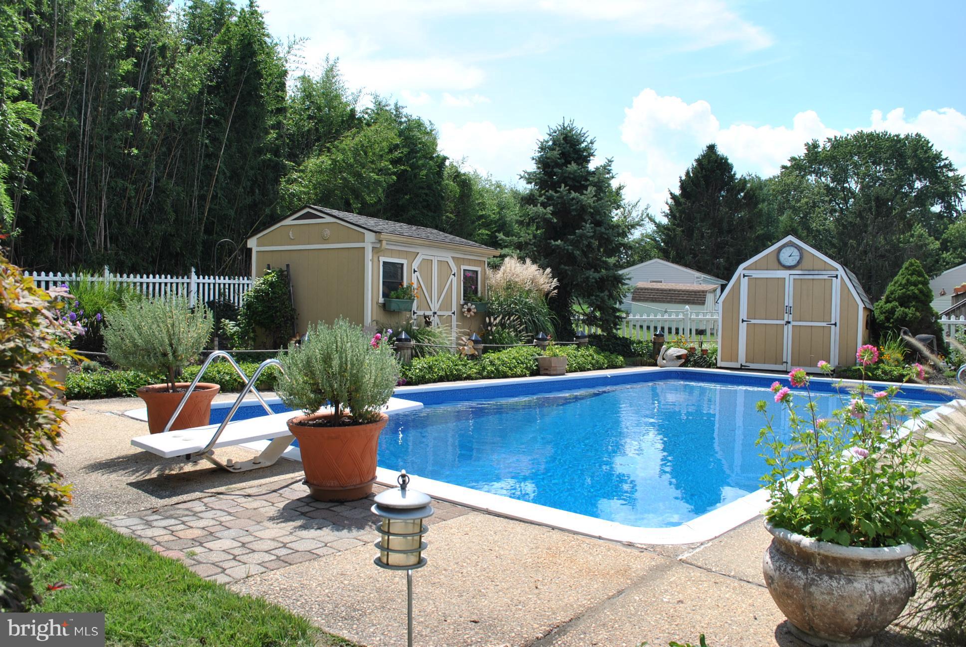 9205 Sandra Park Road Perry Hall, MD 21128 - Photo 5 of 30 BACKYARD OASIS W/POOL BACKS TO PRIVATE VIEWS