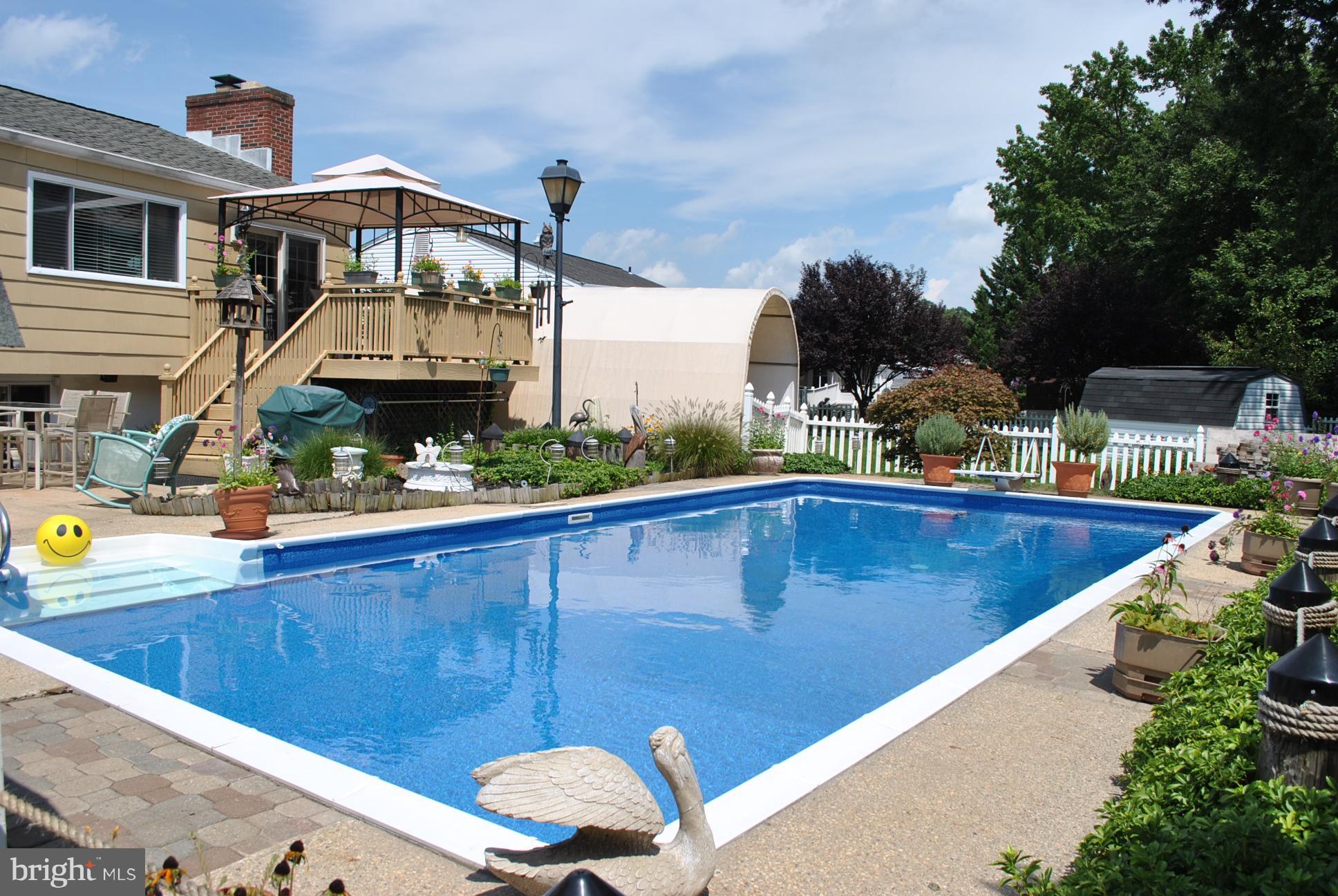 9205 Sandra Park Road Perry Hall, MD 21128 - Photo 6 of 30 BACKYARD OASIS W/POOL BACKS TO PRIVATE VIEWS