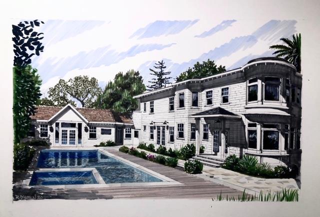 215 Clark Drive San Mateo, CA 94402 - Photo 3 of 4 a front view of a house with a yard