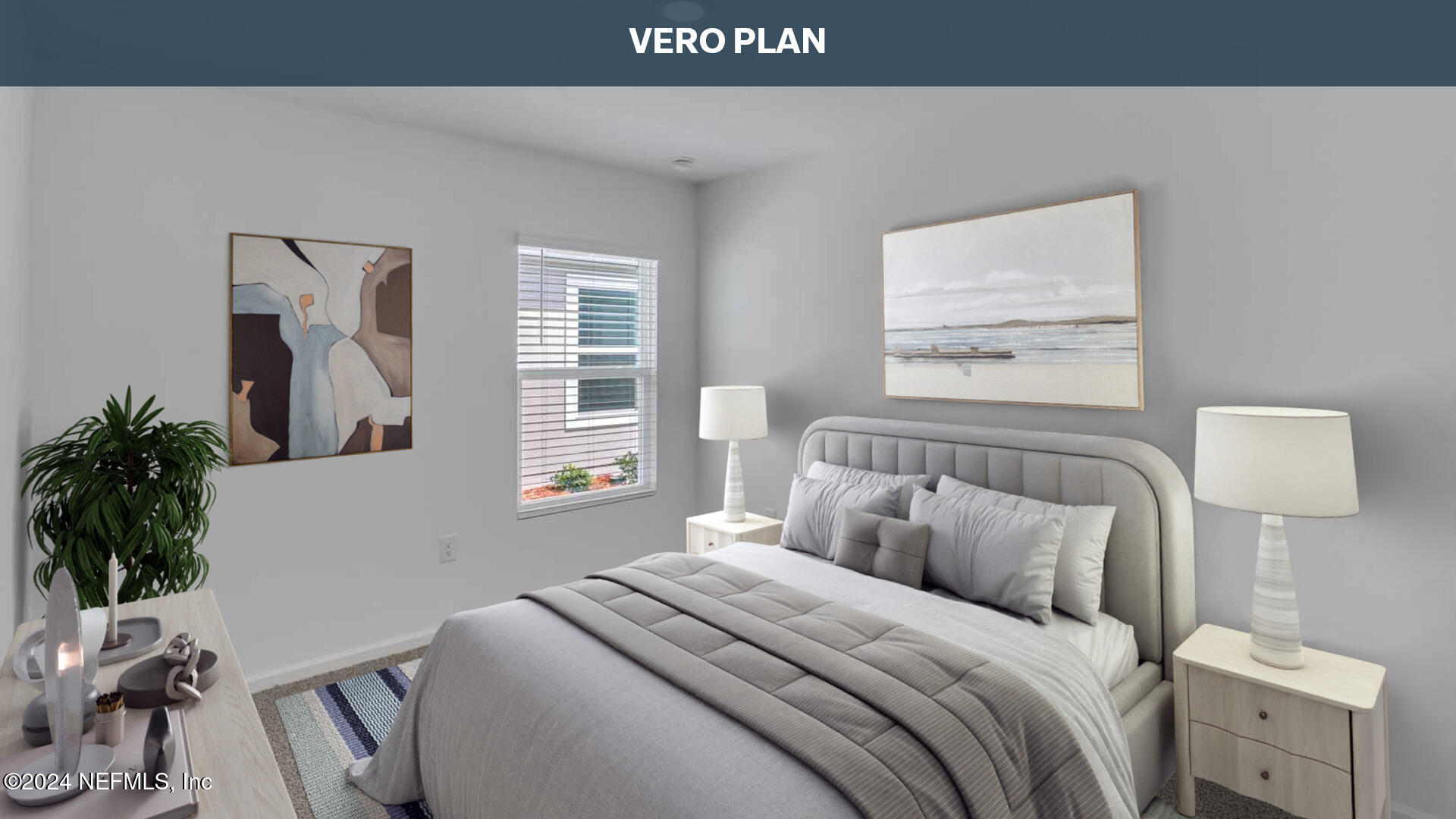 425 Orellana Road St. Augustine, FL 32084 - Photo 18 of 57 a bedroom with a bed and a table