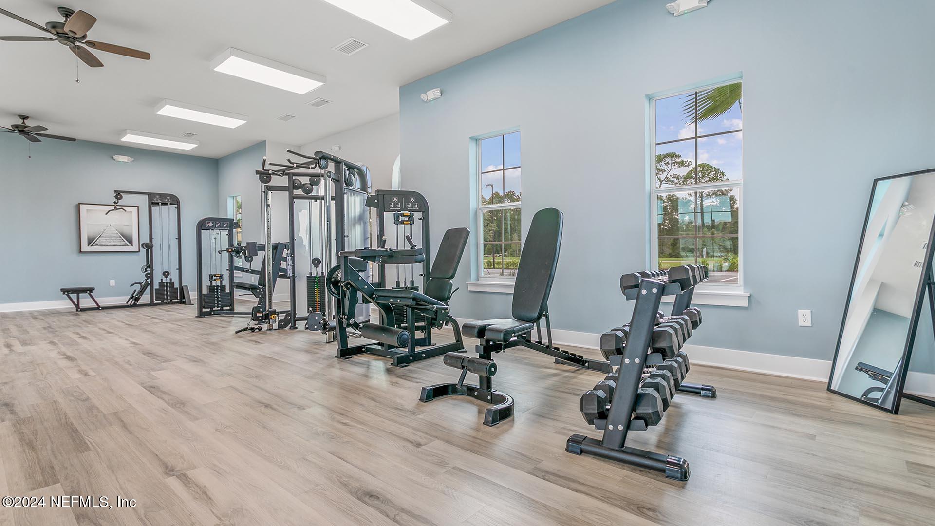 425 Orellana Road St. Augustine, FL 32084 - Photo 32 of 57 a view of a room with gym equipment