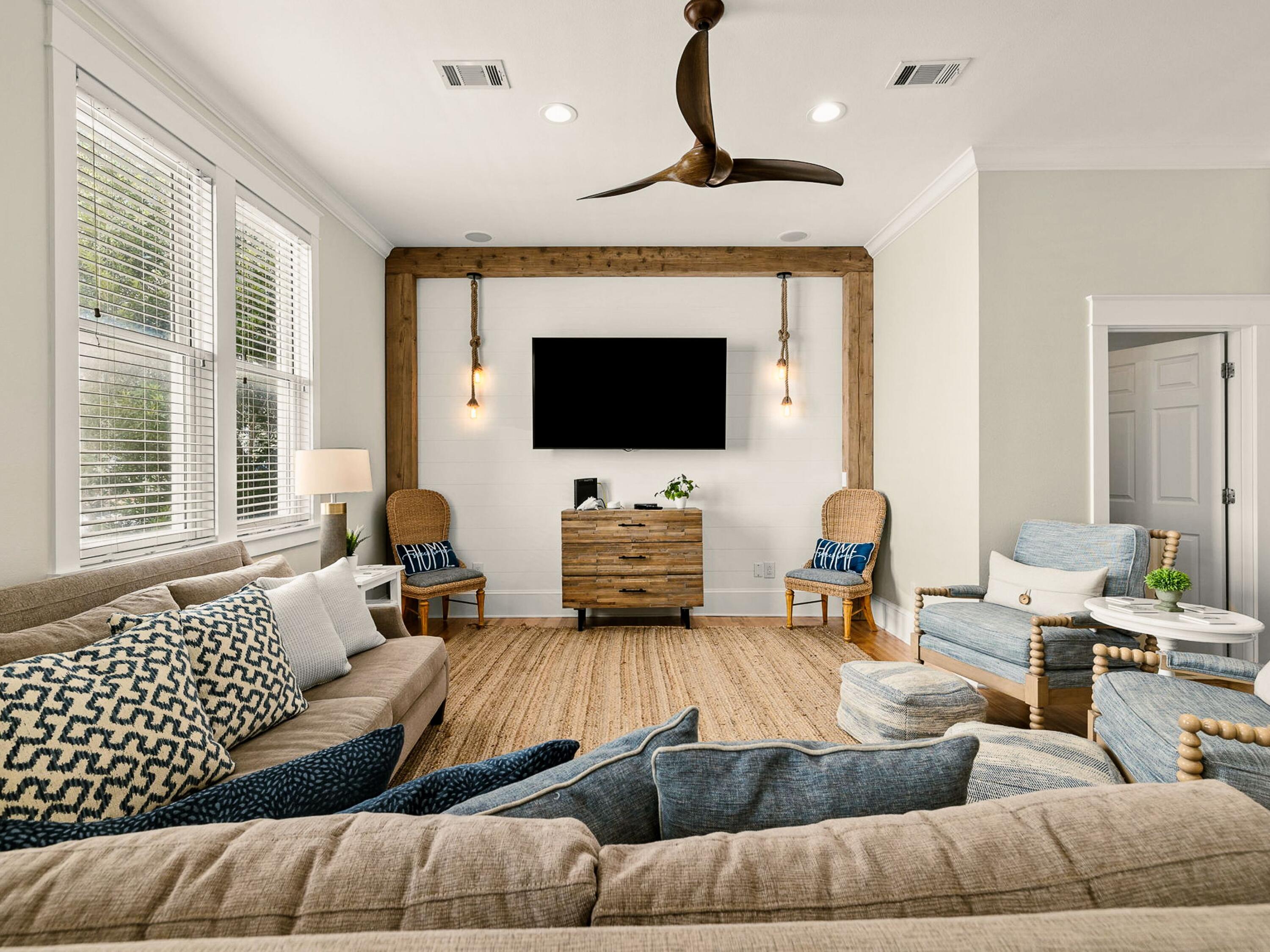 107 Chelsea Loop Road Santa Rosa Beach, FL 32459 - Photo 13 of 28 a living room with furniture and a flat screen tv