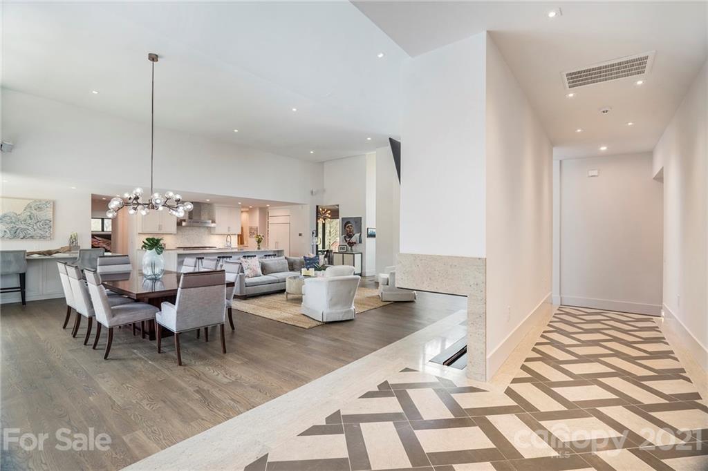 5201 Addison Drive Charlotte, NC 28211 - Photo 35 of 48 a view of a dining room and livingroom