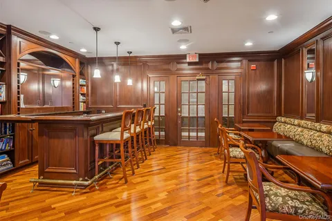a view of a lobby with furniture